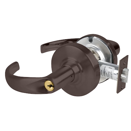 Grade 1 Classroom Security Lock, Sparta Lever, Standard Cylinder, Oil Rubbed Bronze Fnsh, Non-Handed